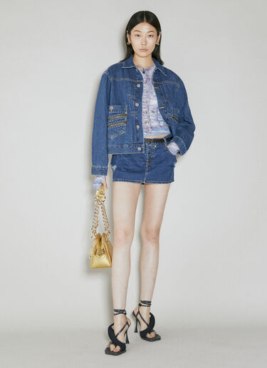 Crewe foam mircro 迷你半身裙 Vivienne Westwood Crewe foam mircro 迷你半身裙 蓝色 vvw0253006