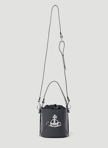 Daisy Drawstring Bucket Bag Vivienne Westwood Daisy Drawstring Bucket Bag Black vvw0253040