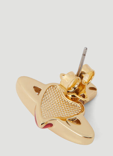 New Diamante Heart Earrings Vivienne Westwood New Diamante Heart Earrings Red vvw0254058
