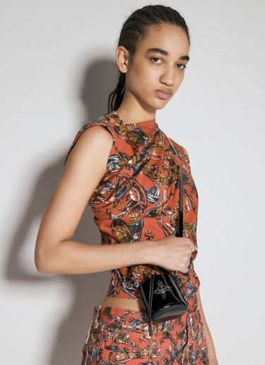 Vivienne Westwood 미니 데이지 숄더백 블랙 vvw0255020