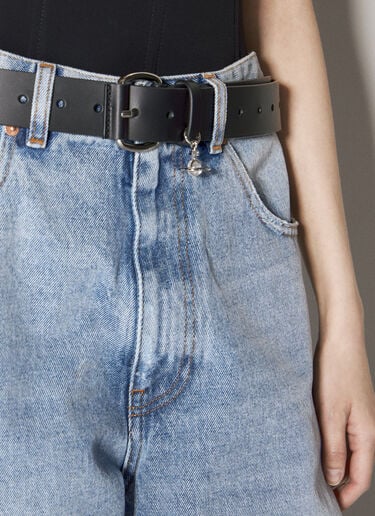 와이드 알렉스 벨트 Vivienne Westwood 와이드 알렉스 벨트 블랙 vvw0255026