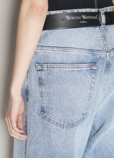 와이드 알렉스 벨트 Vivienne Westwood 와이드 알렉스 벨트 블랙 vvw0255026