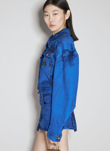 短款牛仔箱型夹克 Vivienne Westwood 短款牛仔箱型夹克 蓝色 vvw0255040