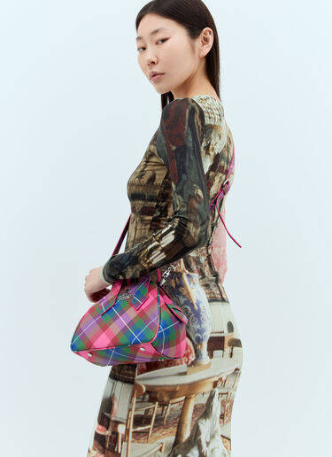 스몰 야스민 핸드백 Vivienne Westwood 스몰 야스민 핸드백 핑크 vvw0257007