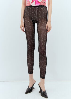 Vivienne Westwood Safety Pin 紧身裤 黑色 vvw0257020