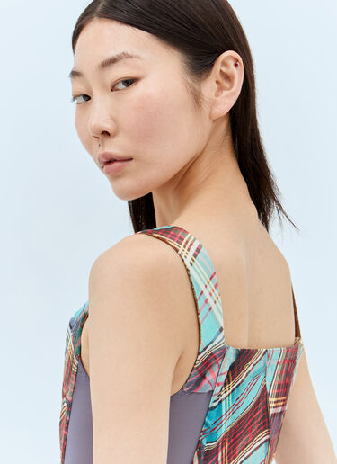 프린트 클래식 코르셋 Vivienne Westwood 프린트 클래식 코르셋 블루 vvw0257024