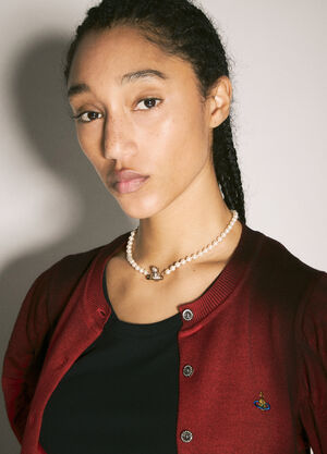 Vivienne Westwood 키티 펄 목걸이 라일락 vvw0258018