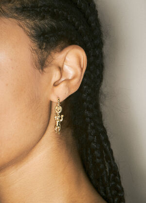 Vivienne Westwood 앵글로 펄 귀걸이 골드 vvw0258024