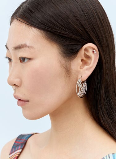 Vivienne Westwood Eloisa 圈形耳环 银色 vvw0258032