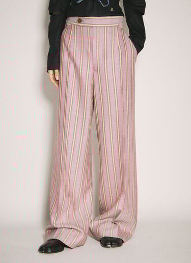 로렌 울 팬츠 Vivienne Westwood 로렌 울 팬츠 퍼플 vvw0258046