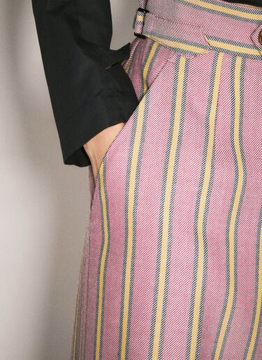 Vivienne Westwood 로렌 울 팬츠 퍼플 vvw0258046