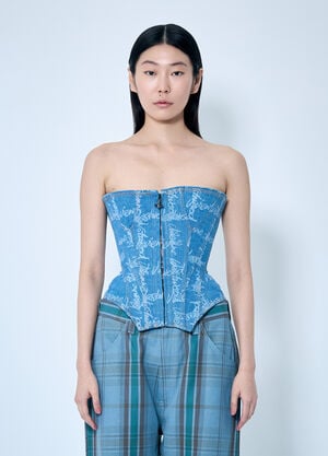 Vivienne Westwood デニム コブラックス コルセット ブルー vvw0259031