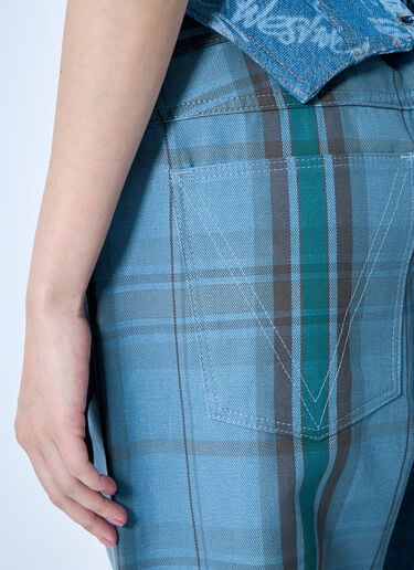 Vivienne Westwood バギーパンツ ブルー vvw0259039
