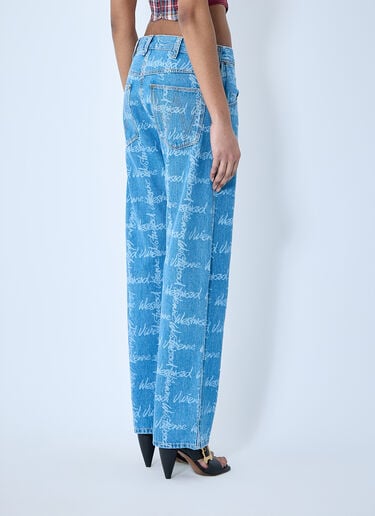 Vivienne Westwood Ranch 牛仔裤  蓝色 vvw0259044