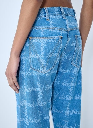 Vivienne Westwood Ranch 牛仔裤  蓝色 vvw0259044