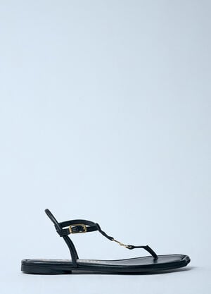 Vivienne Westwood 오브 끈 샌들  블랙 vvw0260014