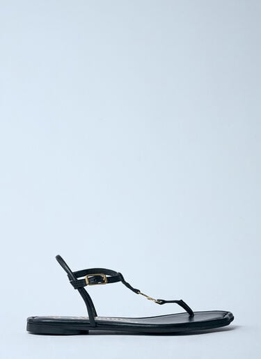 Vivienne Westwood 오브 끈 샌들  블랙 vvw0260014