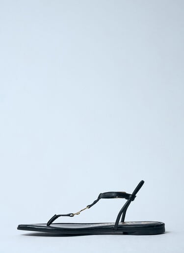 Vivienne Westwood 오브 끈 샌들  블랙 vvw0260014