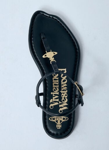 Vivienne Westwood 오브 끈 샌들  블랙 vvw0260014