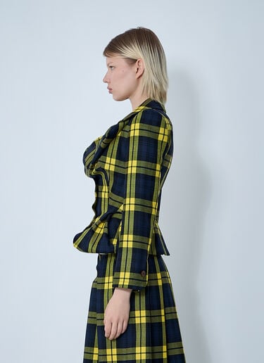 드렁큰 테일러드 재킷 Vivienne Westwood 드렁큰 테일러드 재킷 옐로우 vvw0261009