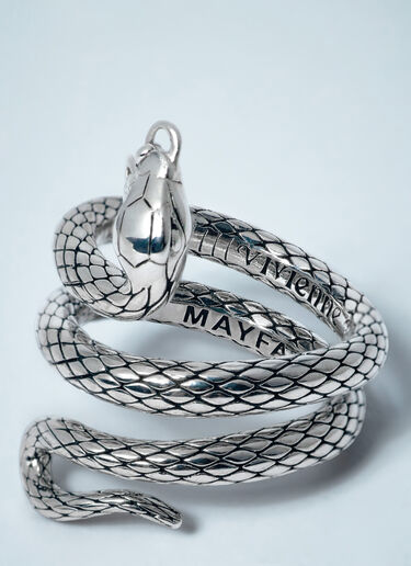 Vivienne Westwood 徽标图案项链 银色 vvw0262038