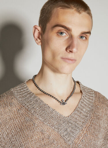 Olympia 펄 목걸이 Vivienne Westwood Olympia 펄 목걸이 그레이 vww0156004