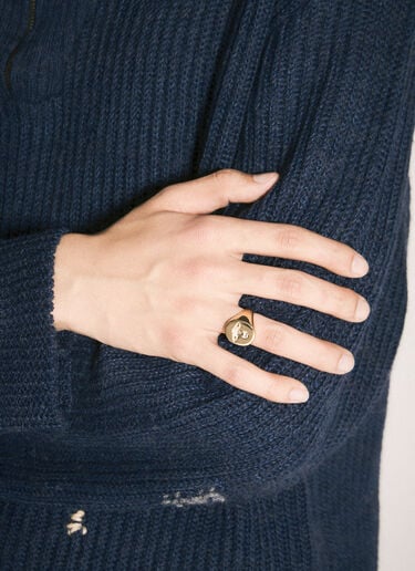 Vivienne Westwood Seal Ring Gold vww0156008