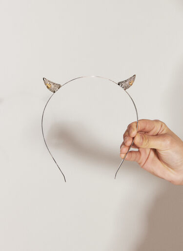 Horn Alice Headband Vivienne Westwood Horn Alice Headband Silver vww0256007
