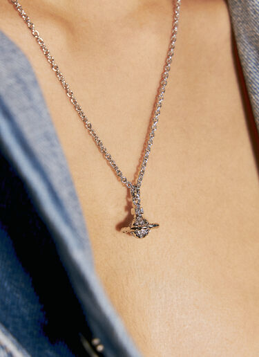 Mayfair Small Orb Pendant Necklace Vivienne Westwood Mayfair Small Orb Pendant Necklace Silver vww0256022