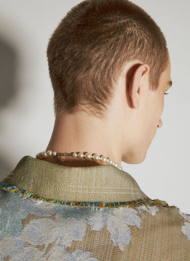 Vivienne Westwood 싱글 로 바스 릴리프 초커 목걸이 실버 vww0356005