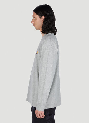 American Script Long-Sleeved T-Shirt Carhartt WIP American Script Long-Sleeved T-Shirt Light Grey wip0151029
