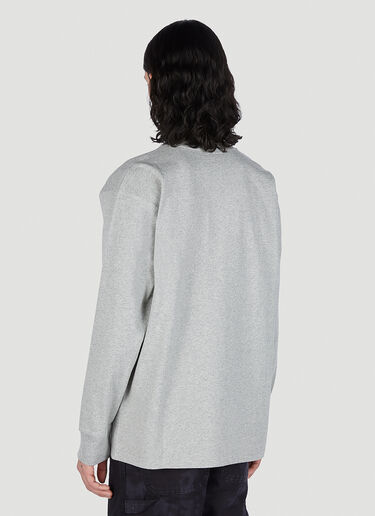 American Script Long-Sleeved T-Shirt Carhartt WIP American Script Long-Sleeved T-Shirt Light Grey wip0151029