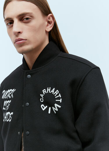 워크 바시티 보머 재킷 Carhartt WIP 워크 바시티 보머 재킷 블랙 wip0154013
