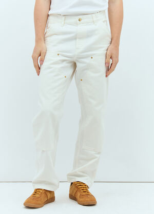 Carhartt WIP 더블 니 팬츠 크림 wip0157011