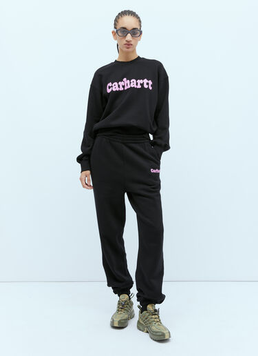 Carhartt WIP 버블 트랙 팬츠 블랙 wip0254015