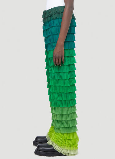 Ruffled Pants Walter Van Beirendonck Ruffled Pants Green wlt0142008