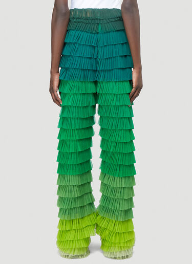 Walter Van Beirendonck Ruffled Pants Green wlt0142008