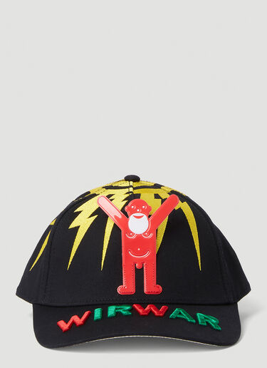 Wir War 棒球帽 Walter Van Beirendonck Wir War 棒球帽 黑色 wlt0152026