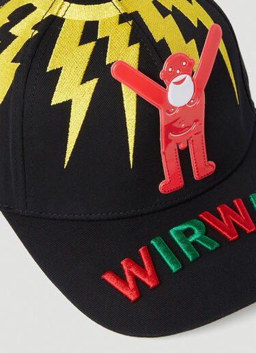Wir War 棒球帽 Walter Van Beirendonck Wir War 棒球帽 黑色 wlt0152026