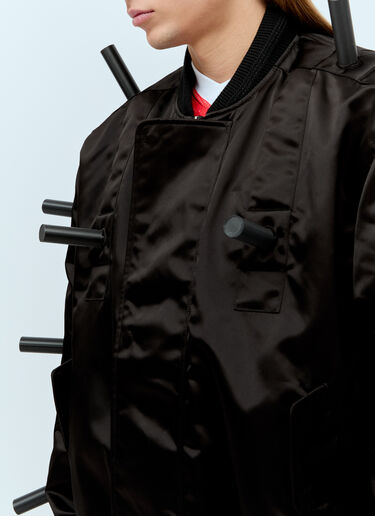 스켈레톤 범퍼 재킷 Walter Van Beirendonck 스켈레톤 범퍼 재킷 블랙 wlt0154004