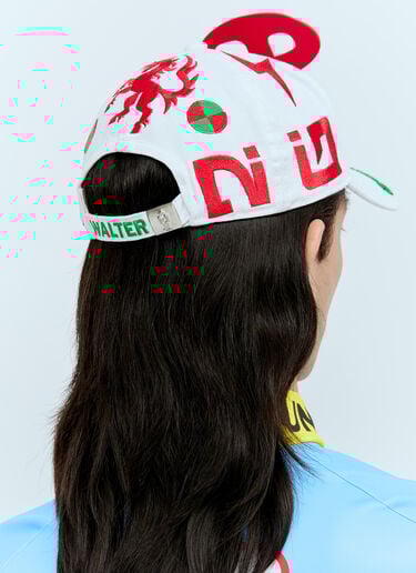 Walter Van Beirendonck 다울리투 베이스볼 캡 화이트 wlt0156020