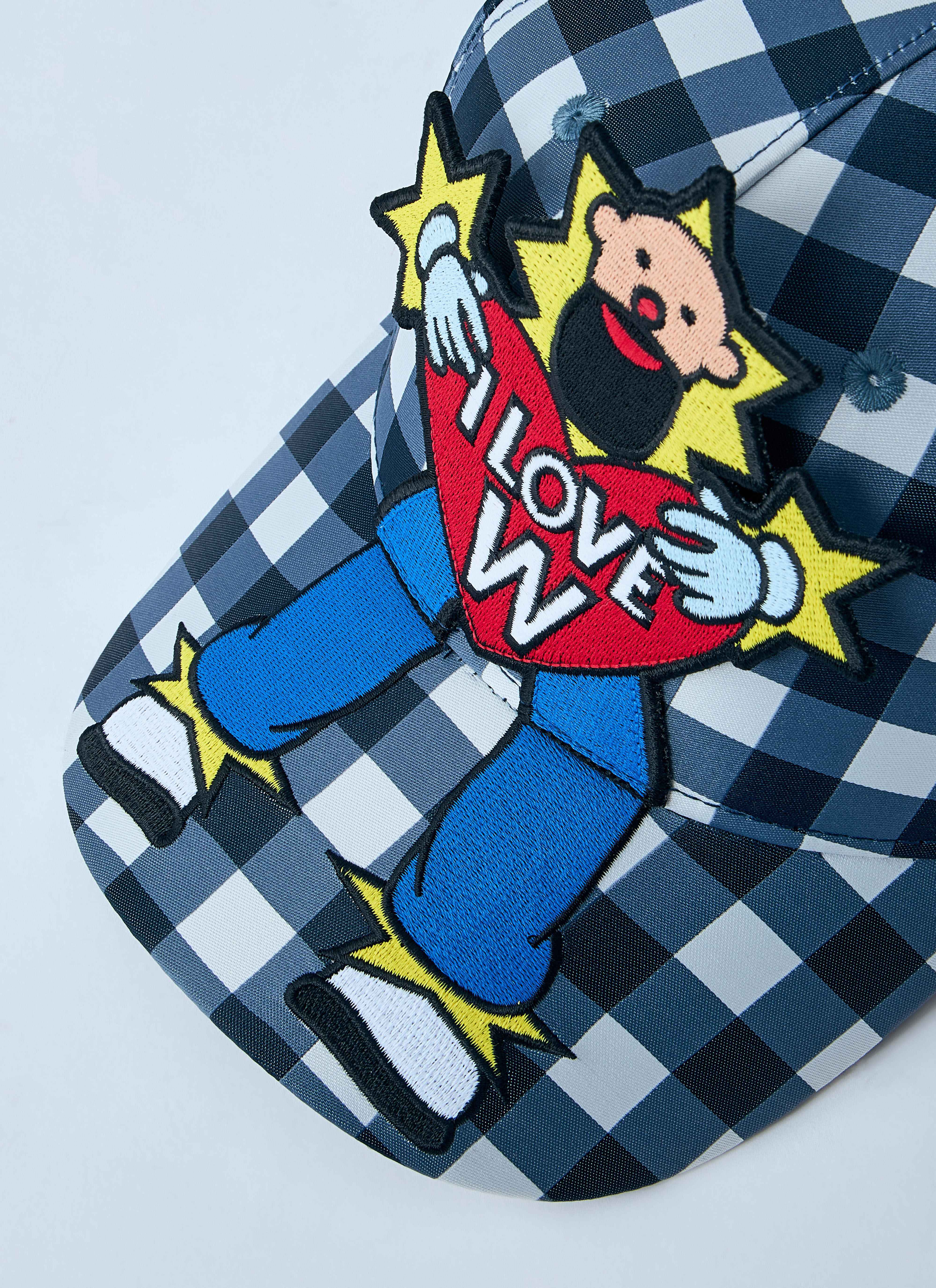 Walter Van Beirendonck cap with embroidery and badge 9003