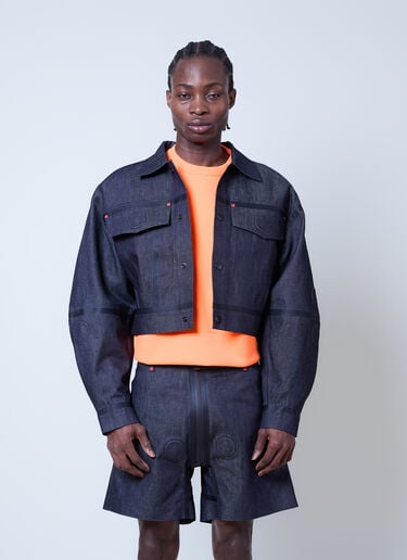 Walter Van Beirendonck x G-STAR エンボスデニムジャケット  ブルー wlt0160025
