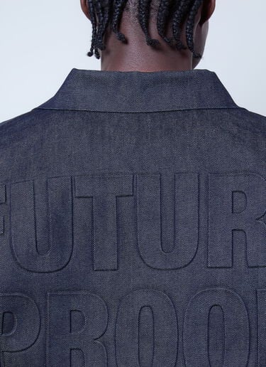エンボスデニムジャケット Walter Van Beirendonck x G-STAR エンボスデニムジャケット ブルー wlt0160025