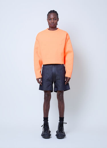 Walter Van Beirendonck x G-STAR Embossed Knit Sweater Orange wlt0160028
