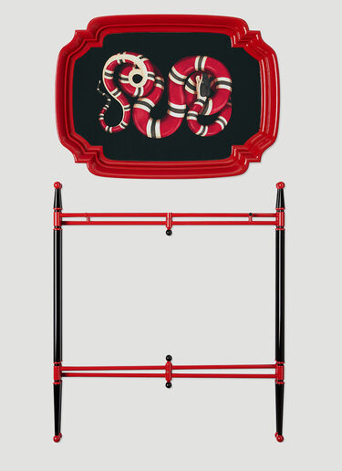 Circular Kingsnake Table Gucci Circular Kingsnake Table Red wps0638353