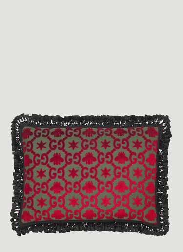 Gucci GG Jacquard Cushion Green wps0638397