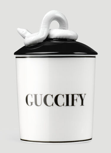 Gucci XL Cat Snake Candle Black wps0638405