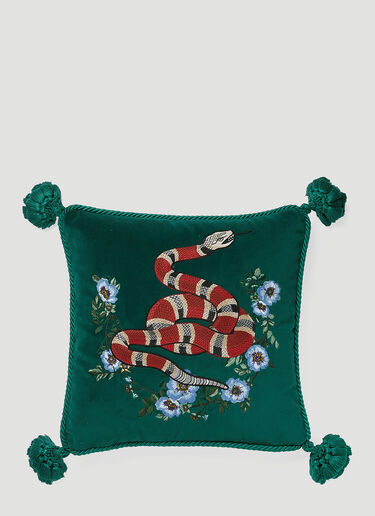 Kingsnake Cushion Gucci Kingsnake Cushion Green wps0638413