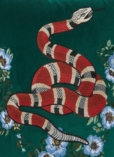 Kingsnake Cushion Gucci Kingsnake Cushion Green wps0638413